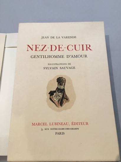 LA VARENDE (Jean de). Nez-de-Cuir, gentilhomme d'amour. Paris, Marcel
Lubineau, Éditeur,...
