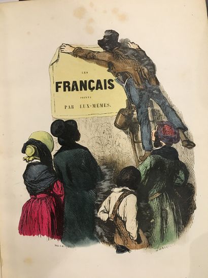 [FRANÇAIS PEINTS PAR EUX-MÊMES]. • Les Français peints par eux-mêmes (5 vol.). ••...