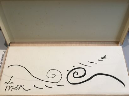 MILOSZ (O. V. de L.) & PRANAS. The Sea. Poem. Saint-Cloud, Antarès Éditions d'art,...