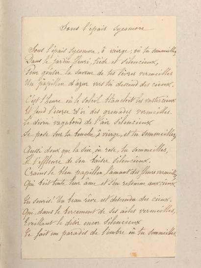 LECONTE DE LISLE (Charles Marie). Poèmes tragiques. Paris, Alphonse
Lemerre, Éditeur,...