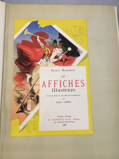 null [AFFICHES]. MAINDRON (Ernest). Les Affiches illustrées. Paris, Librairie artistique...