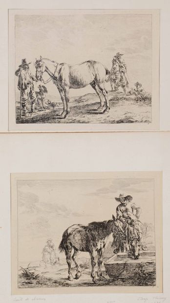 null Dirk STOOP(1610 - 1686)

Chevaux, cavaliers d'une série de 12 planches.

Eau-forte....