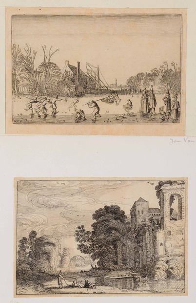 null Jan II VAN VELDE (1593 – 1641)

Ruines d'édifices – rivière gelée – paysages.

Avec...