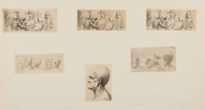 null Wenzel HOLLAR (1607 - 1677)

Etudes de têtes de femmes ou d'hommes, caricatures...