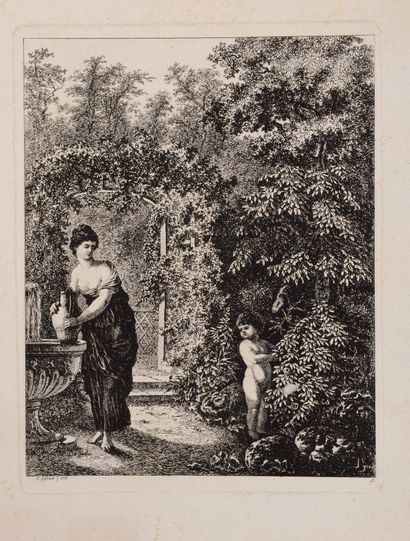 null Salomon GESSNER (1730-1788) 

Frontispice, paysages, scènes allégoriques ou...
