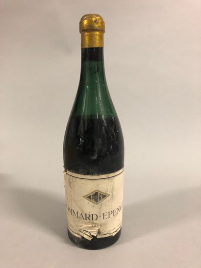 null 1 bouteille POMMARD "Epenots 1er cru", Nicolas 1955 (ea, et, V)