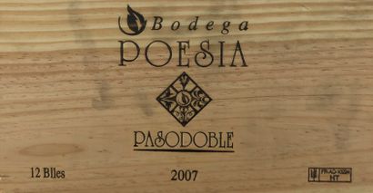 null 12 bouteilles MENDOZA "Pasodoble", Bodega Poesia 2007