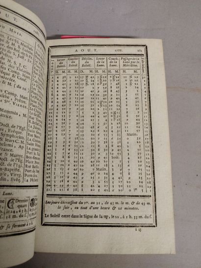 null ALMANACH de LYON]. Astronomical and historical almanac of the city of Lyon,...