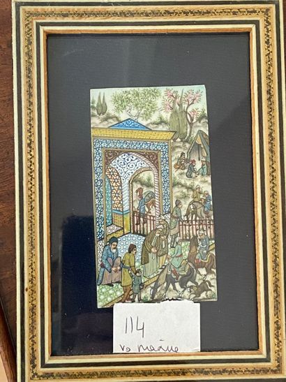 null Small modern miniature in the Persian style

lot sold as is