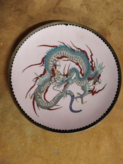 null 2 enamelled plates with dragons

Diam 18,5 cm

lot sold as is