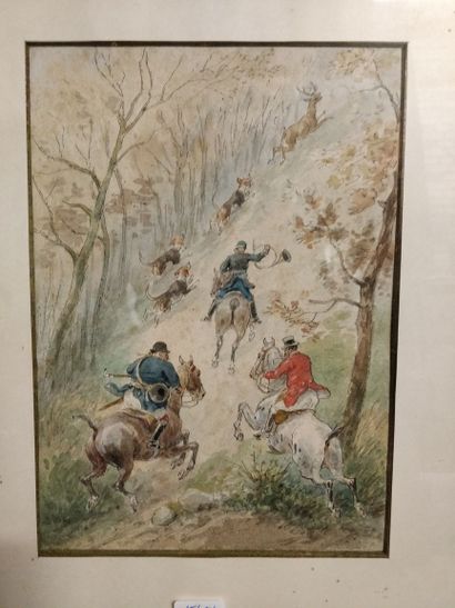 null Two engravings 

Hunting with hounds 

(accident to a frame)

21,5 x 13 cm

lot...