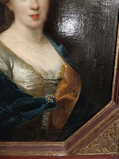 null Ecole française du XVIIIème siècle

Portrait de femme à la robe bleue et blanche

Huile...