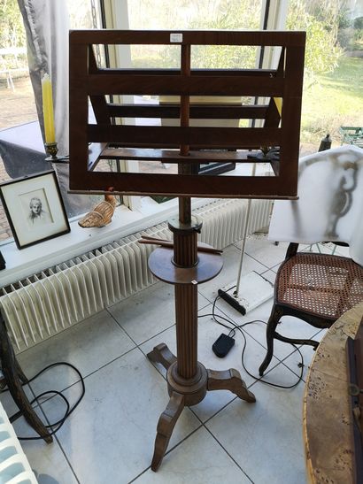 null Tripod lectern with two readings and removable, with its four candle holders,...