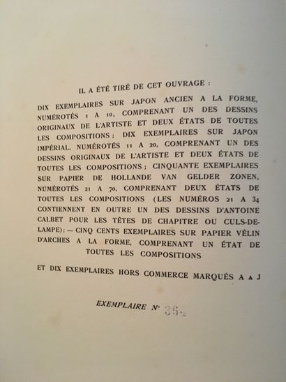 null Henri de REGNIER. La pecheresse. Albin Michel, 1922. In-4, maroquin brun, plats...