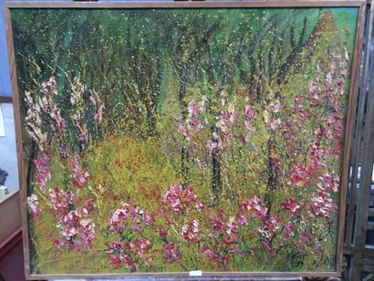 null School XXth century. Landscape. Oil on panel. 38 x 46 cm. - Fernand WEIL (1894-1958)....