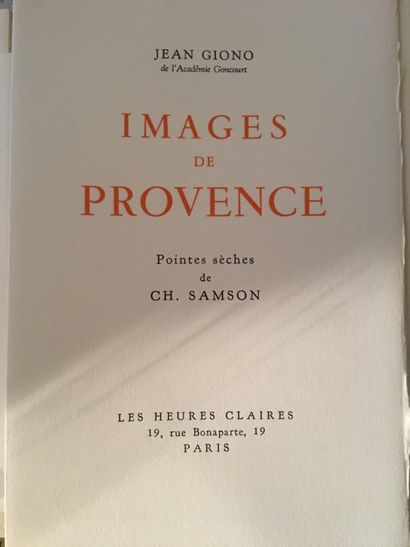 null Batch of volumes XXth century illustrated, under emboitage: - Henri de MONTHERLANT....