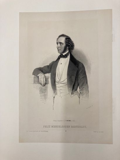 DIVERS MUSICIENS Portraits of F. Mendelssohn, Ed. Wolff, J. B. Van Bree, Herz, Mereau
By...