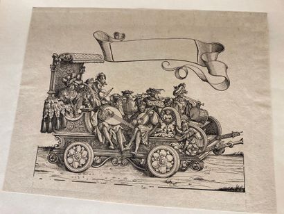 Hans BURGKMAIR (1500-1559/62) The triumphs of the Emperor Maximilian, collection...