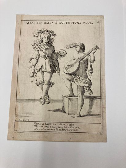 Joseph Maria MITELLI (1634-1718) Musici di Tutta Perfetione-Musico et suonatore-Assai
Ben...