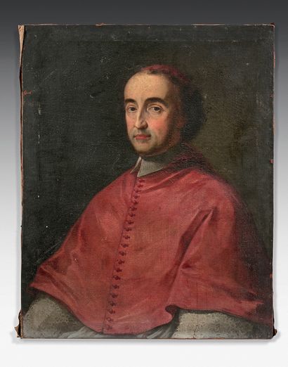 École ESPAGNOLE vers 1750 Portrait de don Angelo Ginannesky
Sur sa toile d'origine....