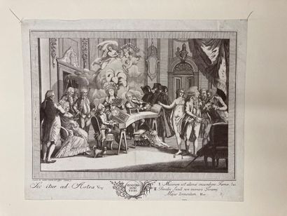 Ignazio COLOMBO (1752-1825) Sic itur ad Astra, Allegory of Envy
Etching. Very nice...