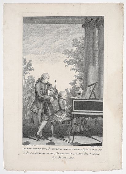 MOZART/CARMONTELLE (1717-1806), d'après