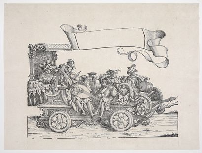Hans BURGKMAIR (1500-1559/62) The triumphs of the Emperor Maximilian, collection...