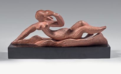 Henri Laurens (1885-1954) Ondine, 1932
Terracotta print, signed with initials and...