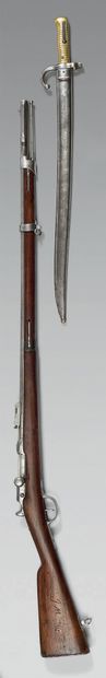 null Fusil d'infanterie modèle 1866, Chassepot, canon bien poinçonné, daté : “1869”...