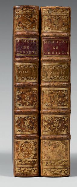 Bibliothèque de Bonaparte à Malmaison Archenholtz J.-W.: "Memoirs concerning Christine,...