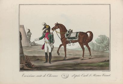 VERNET (Carle et Horace) Collection of horses of all kinds. Engraved by Levachez....