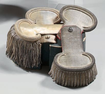 A pair of epaulets and counter-epaulets of...