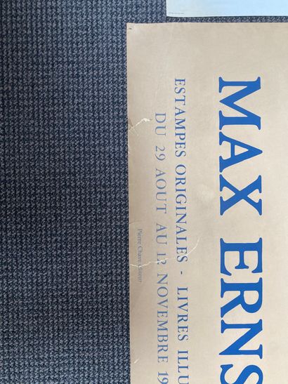 null Max ERNST (1891-1976) Affiche lithographiée pour l exposition « Max Ernst 

Estampes...