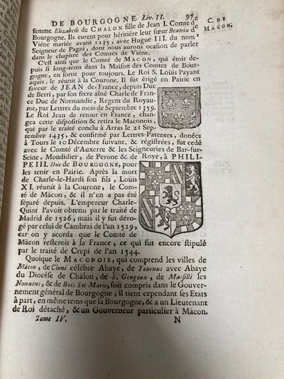 null Lot comprenant un ensemble de volumes du 17ème et 18ème siècle :

Traité des...