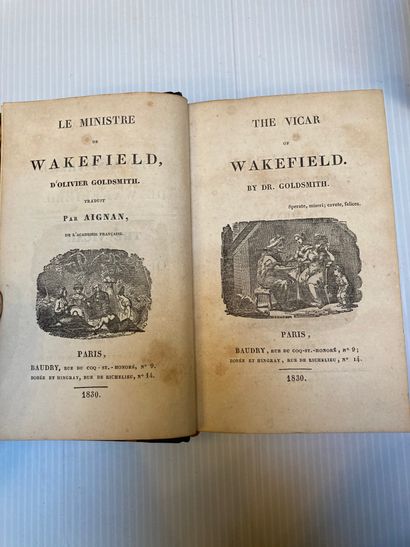 null Ensemble de volumes du 19eme et 20eme siècle 

Le ministre de Wakefield d Olivier...