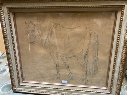 null Eugène VERBOECKHOVEN (1798/99-1881)

Horse

Two drawings, black stone, one signed...