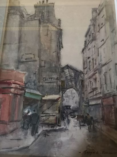 null Georges Derault

Vue de ville

Pierre noire et aquarelle

A vue 44 x 32 cm

Lot...