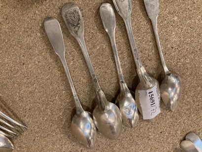 null 
7 cutlery items + 54 small spoons + 8 dessert cutlery items + 1 grape scissors...