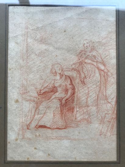 null Sanguine

Two figures. Bends, some staining. Marked on the back

15 x 10,5 cm

Lot...