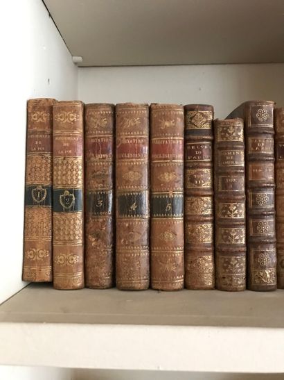  Set of bound books, mismatched 
18th century 
Lot sold as is