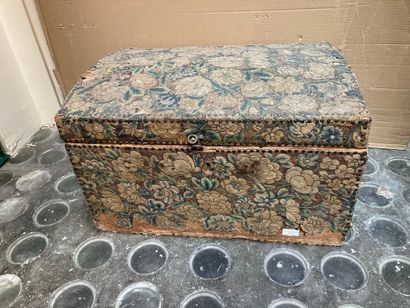 Alder core chest covered with rich floral...
