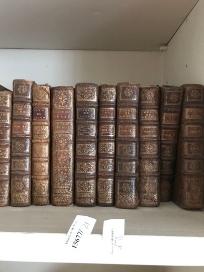 null Set of bound books, mismatched

18th century

Lot sold as is