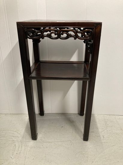null Small Indochinese piece of furniture with shelves (accidents, one element detached),...