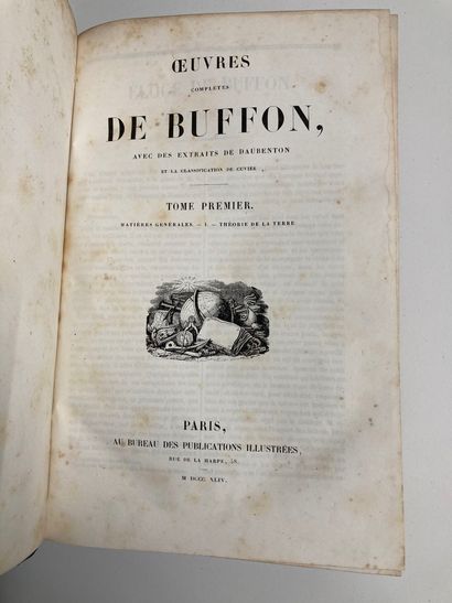 null Buffon : 3 volumes reliés illustrés

+ ouvrage "édition nationale des uvres...