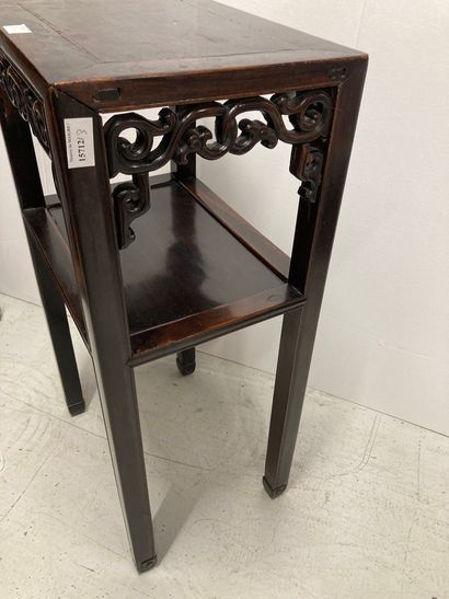 null Small Indochinese piece of furniture with shelves (accidents, one element detached),...