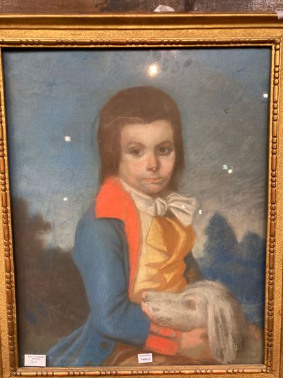 null Ecole du XIXème siècle


Portrait de jeune garçon au chien


Pastel (mouillures)


57...