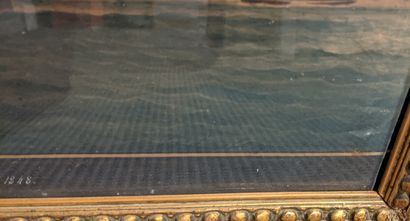 null Ecole du XIXe siècle 

Trois mats

Aquarelle portant une signature en bas à...
