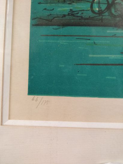null Jean Carzou (1907-2000)

Bateaux sous le soleil

Lithographie en couleur numérotée...
