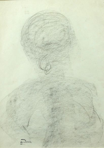 null André DERAIN (1880 - 1954) - Nu assis, maternité, portrait et personnage - Dix...