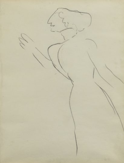 Albert MARQUET (1875 -1947) - Femme de profil...